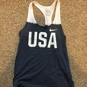 Nike USA tie dye dip tank!